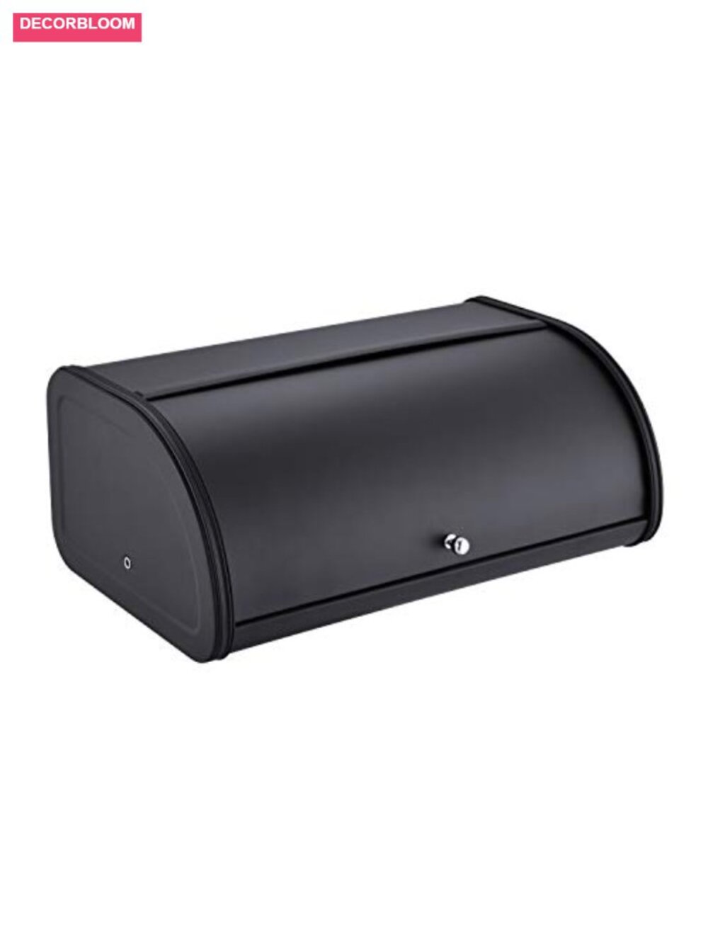 Stainless Steel Bread Box with Roll Up Lid for Kitchen Counter Storage, Bread